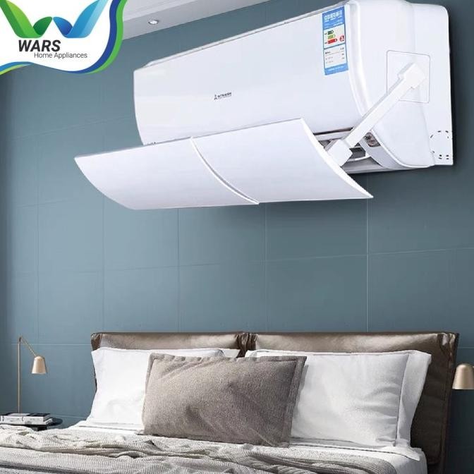 Reflektor Cover WARS Talang Penahan Angin AC Adjustable Air Reflector HT