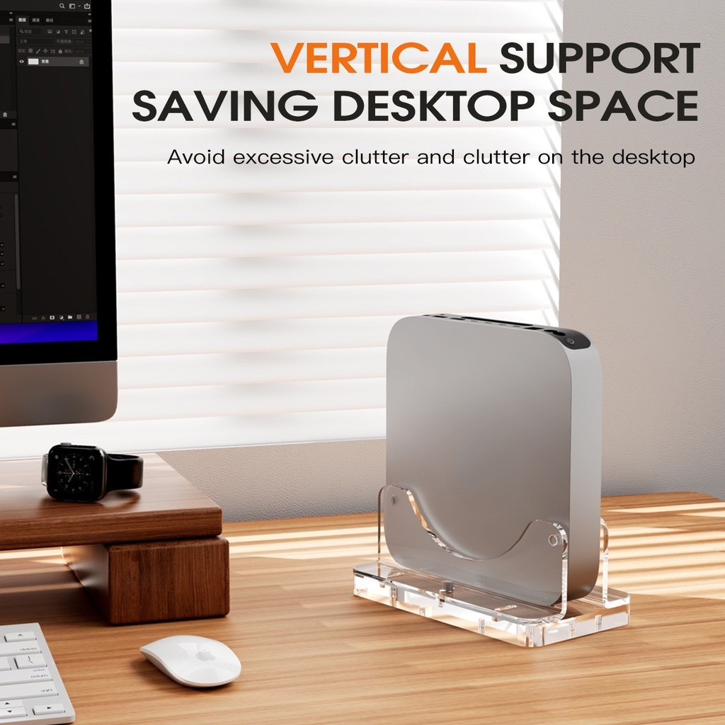 

Untuk Mac mini Dudukan Klip Braket Vertikal Rak Penyimpanan Desktop Klip Pemasangan iPadpro Tempat Tegak |39lW660q|