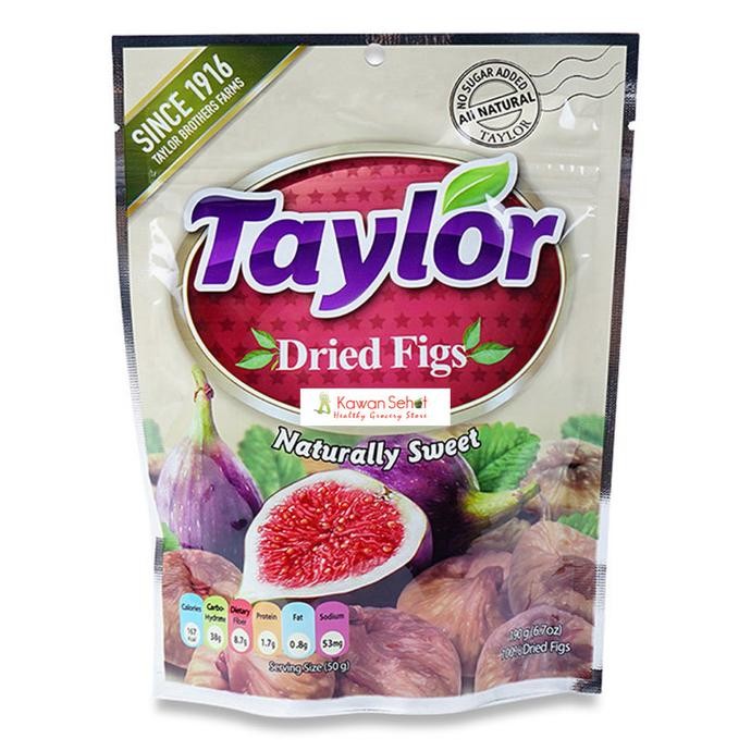 

Taylor Dried Figs Naturally Sweet 190gr | Buah Ara Kering