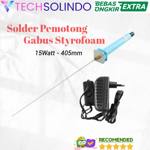 

HRG DISKON Pemotong Gabus Busa Styrofoam Solder Cutter 15W Panjang 405 mm