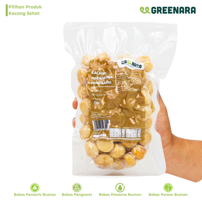 

Kacang Macadamia Panggang 250Gr / Roasted Macadamia Nut Diskon