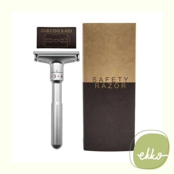 Safety Razor (QSHAVE) / Double Edge Razor / Alat Cukur Eco Friendly