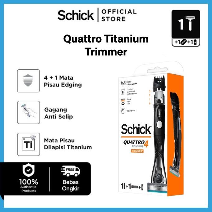 Schick Alat Cukur Quattro Titanium Trimmer