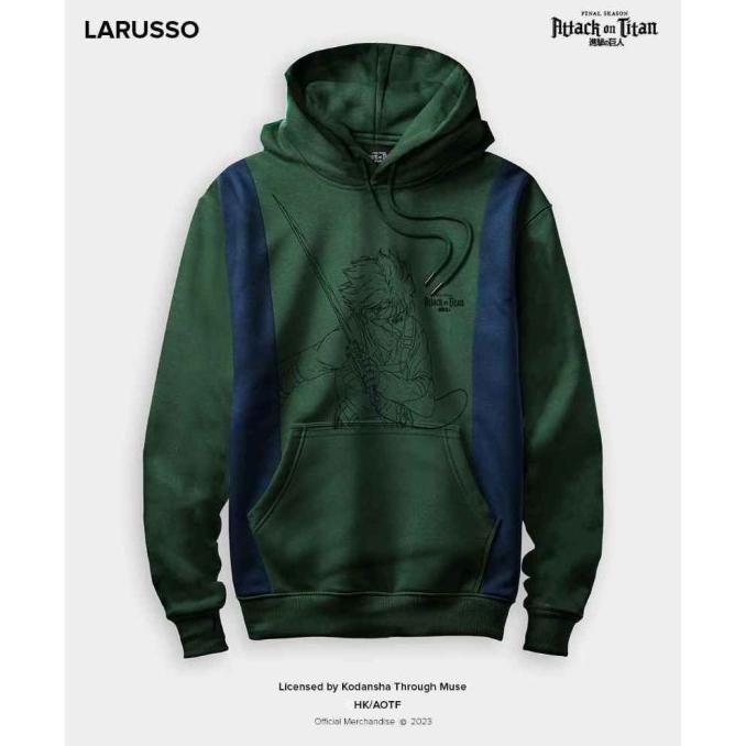 LARUSSO | ATTACK ON TITAN HOODIE LEVI ACKERMAN