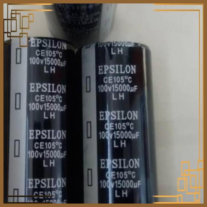 [PCM] ELCO EPSILON 15000UF 100V elcho epsilon 15000 mikro 100 volt 100volt