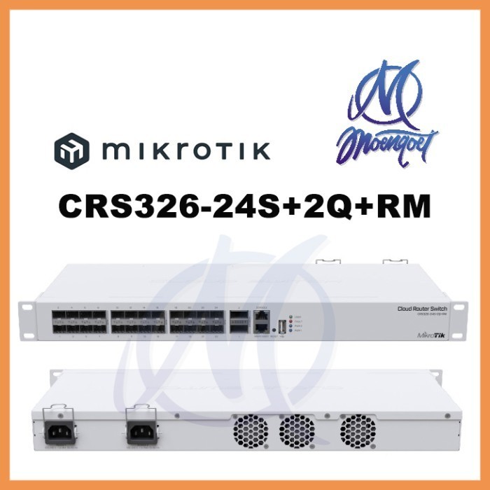 Terlaris Mikrotik Crs 326 Crs326 24S 24S+ 2Q+ Rm Crs326-24S+2Q+Rm
