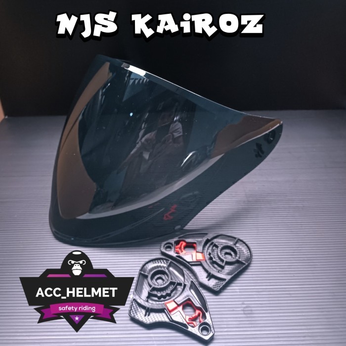 Promo Kaca / Visor Venom Iridium Helm Njs Kairoz / Visor Njs Kairoz