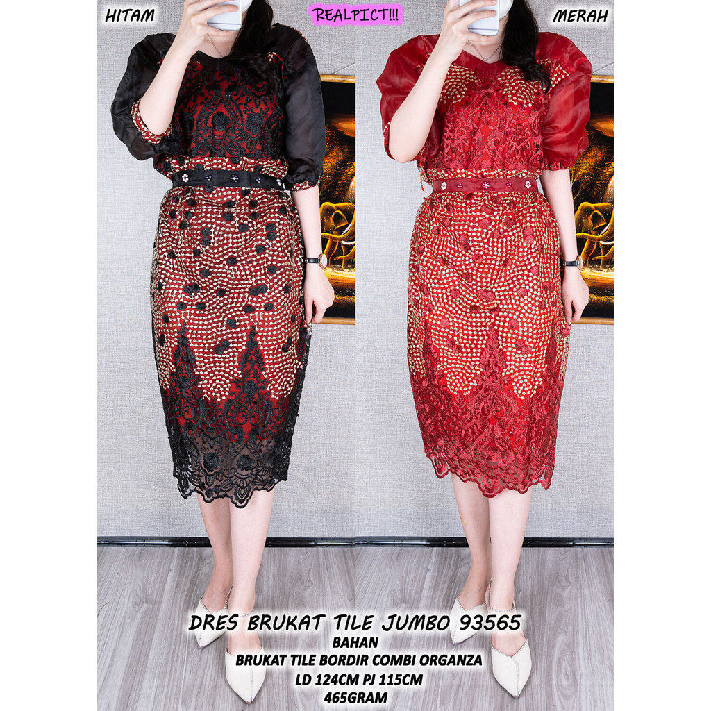 DRES BRUKAT TILE JUMBO 93565 (READY STOK)