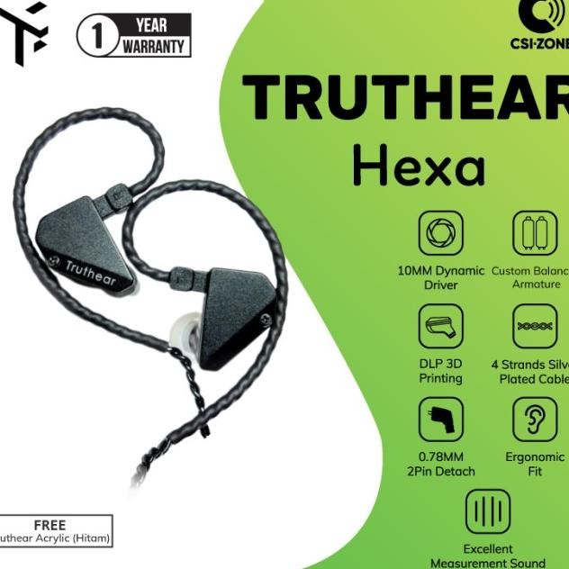 Truthear Hexa 1Dd + 3Ba Hybrid Driver In Ear Monitor Earphone