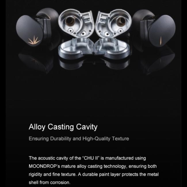 Moondrop Chu2 / Chu 2 / Chu Ii Dynac Driver In Ear Monitor Earphone