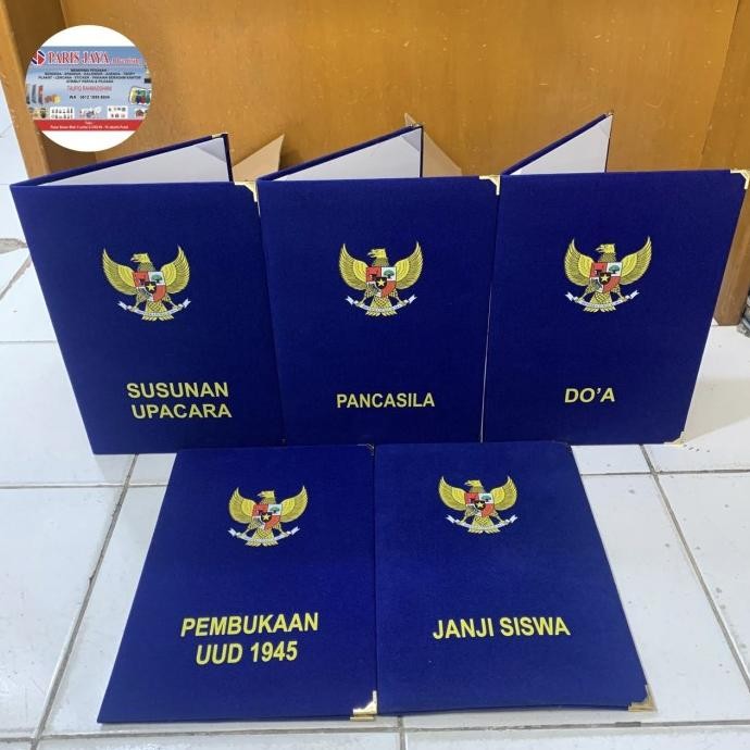 

TERBARU - map sekolah map bludru kantor map upacara bendera 1set full