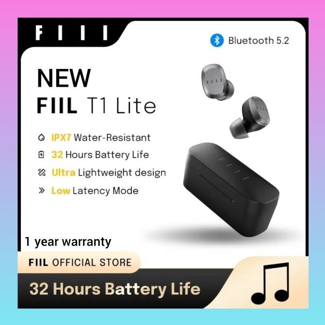 TERMURAH - Xiaomi Fiil T1 Lite ENC TWS Earphone Earbud Bluetooth 5.2 Gaming IPX7