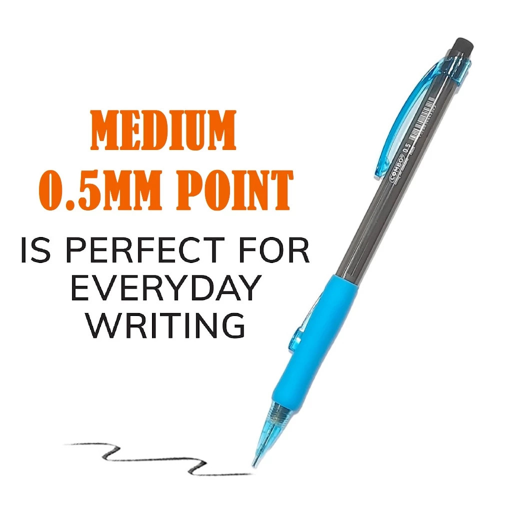

Pensil Mekanik Mechanical Pencil Combo PM05-01 0.5 MM Pensil Mekanik Mechanical Pencil Refillable
