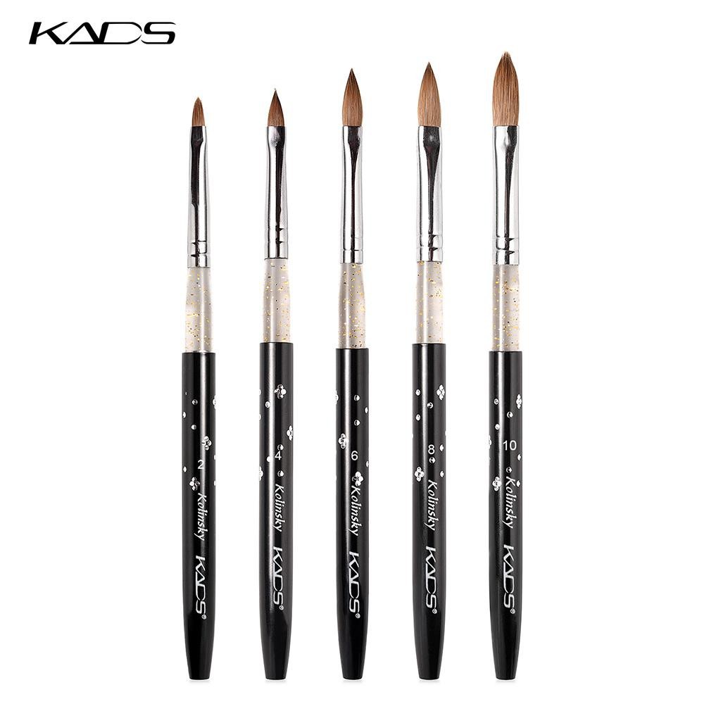 

KADS Kolinsky Sable 5pc/SET Acrylic Nail Art Brush Set Tool Phototherapy Pen Manicure Painting gel extension |cWrGyQaU|