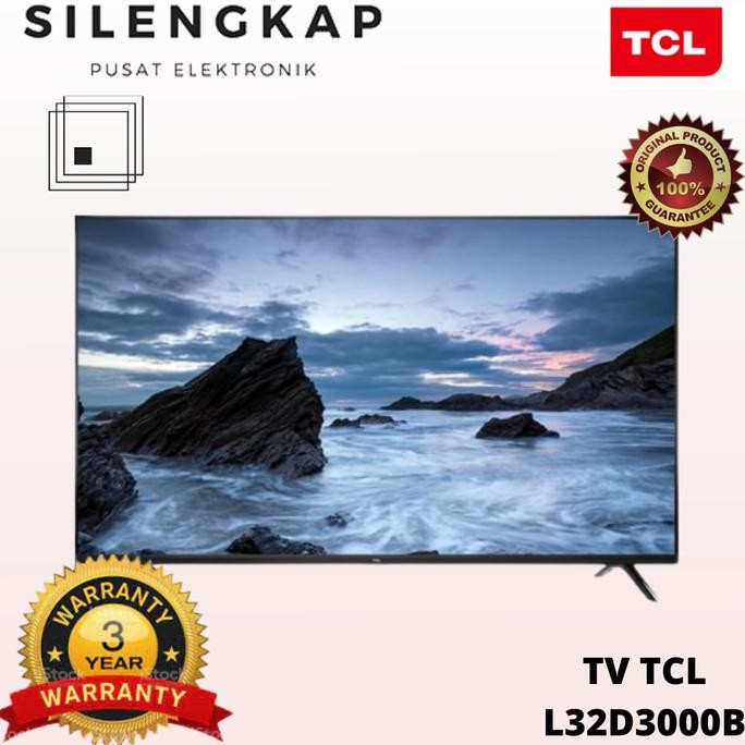 LED TCL TV 32D3000B / 32 Inch Monitor Komputer, Usb, HDMI Terlaris