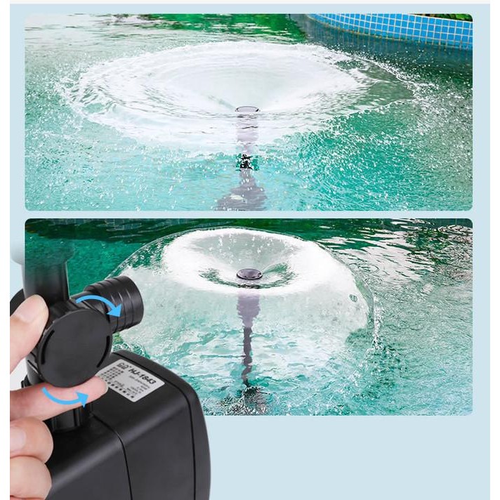 Paket Komplit Mesin Air Mancur Kolam Mini Pompa Air Mancur Kolam Ikan  Ready