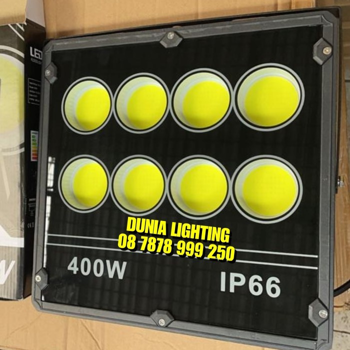 Promo Lampu Sorot Cob 400W Putih Kuning Flood Light Led 400Watt 400 Watt