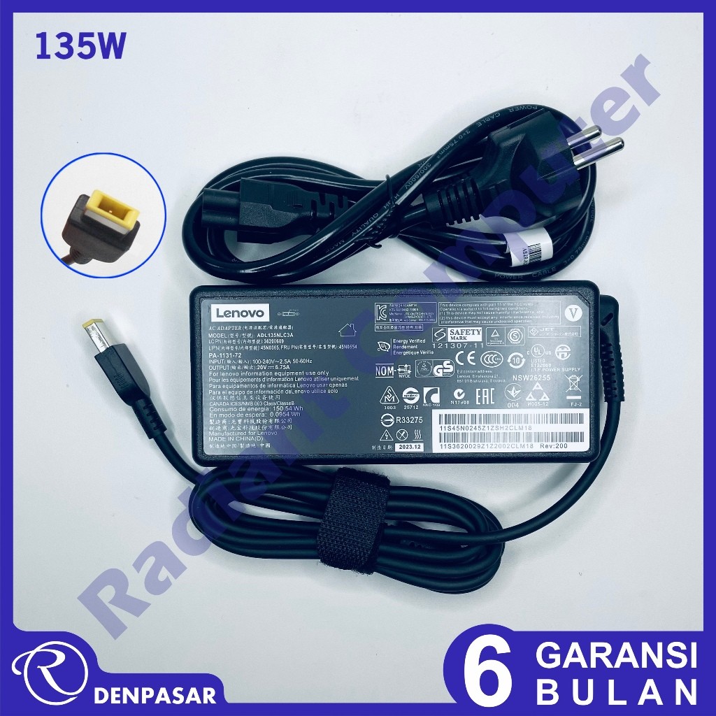 Adaptor Charger Lenovo Y700 Y700-14ISK Y700-15ACZ Y700-17ISK Y700-15ISK