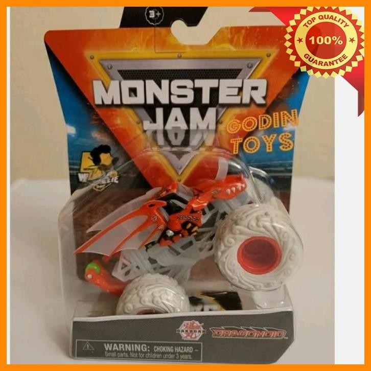 (GODI) MONSTER JAM BAKUGAN DRAGONOID WHEELIE 2021 SPIN MASTER SPINMASTER