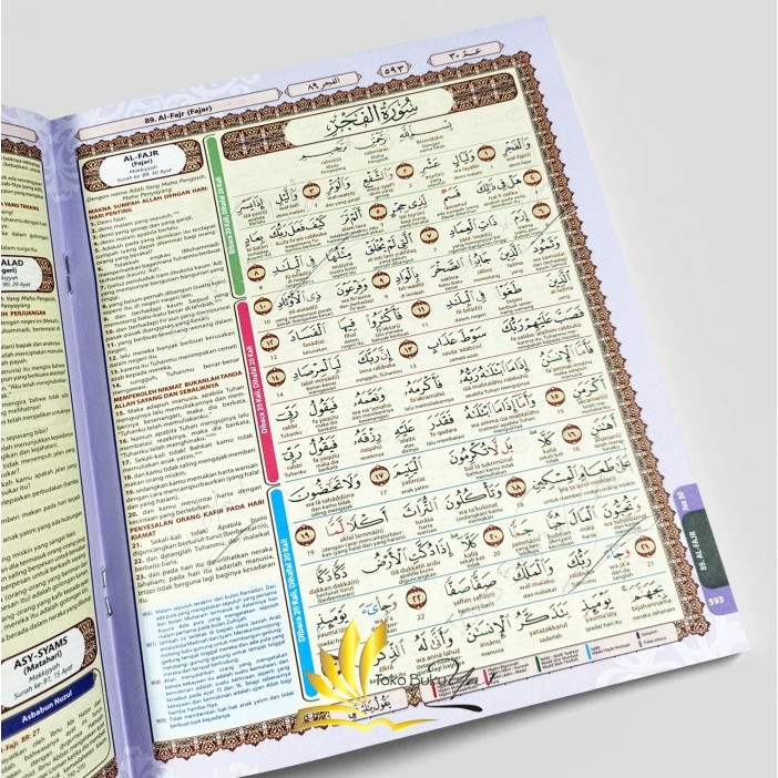 

Asli Mushaf Al Kalimah A5 Per Juz Tajwid Terjemah Transliterasi - Maana