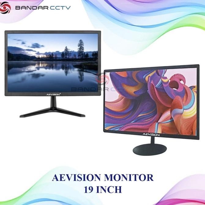 TERBARU - Aevision AE LED19A 2K 19 inch CCTV Monitor