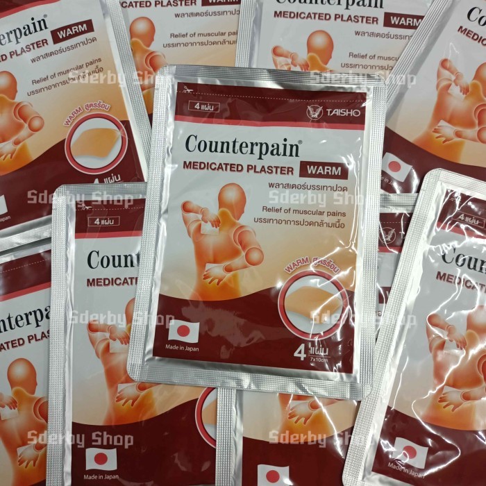 

Terbaru Counterpain Medicated Plaster Koyo Made By Japan Produk Thailand 1Bks Isi 4