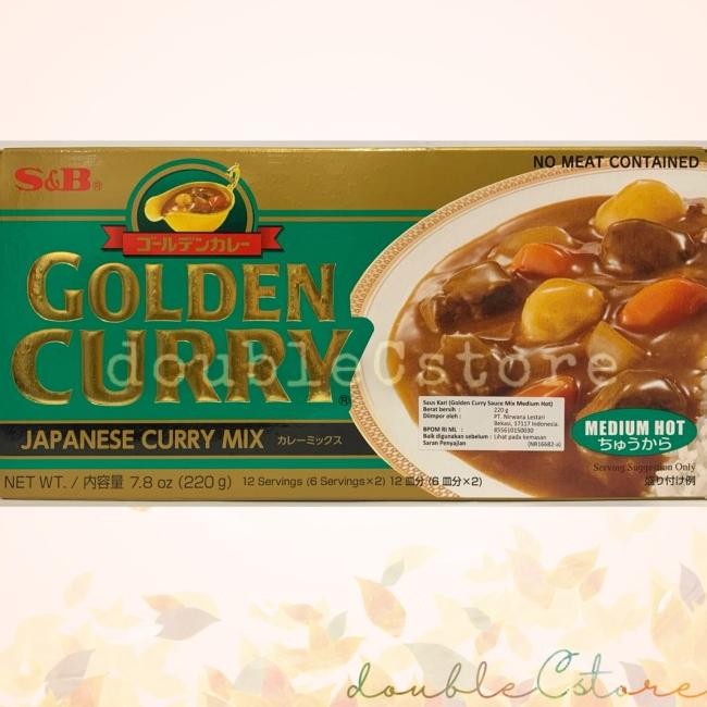 

S&B Golden Curry Sauce X Medium Hot 220Gr Japanese Curry Saus Kari