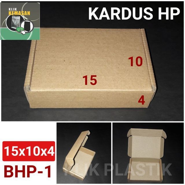 

NEW 100% KARDUS HP 15X10X4/BOX KARDUS SEPATU PACKING KOTAK HP DOS DUS