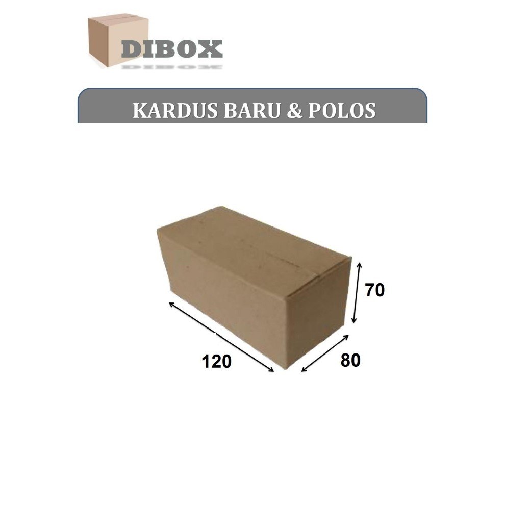 

KARDUS/BOX KARTON POLOS UKURAN 120 X 80 X 70 CM DOUBLE WALL