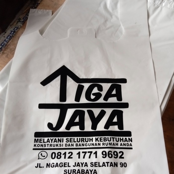 

Plastik Kresek Tebal 40x60 plus sablon custom isi 100pcs
