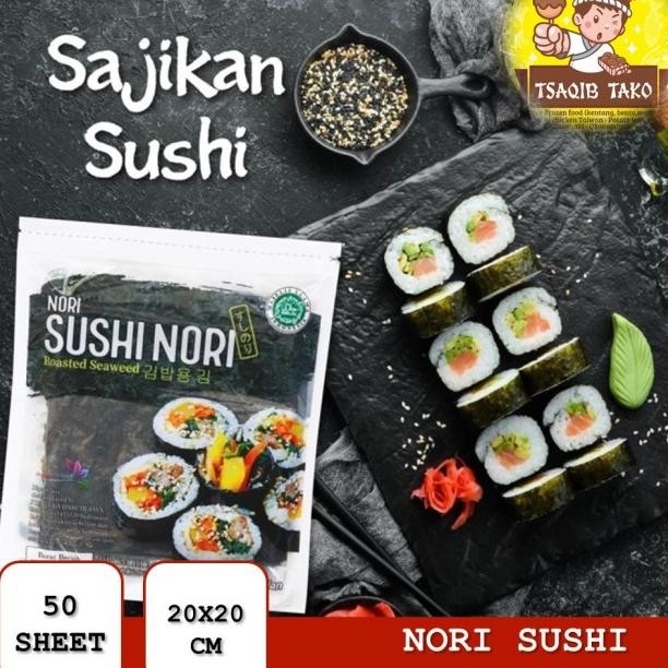 

Oppa Sushi N Seaweed Rumput Laut Panggang Halal 20 Lembar