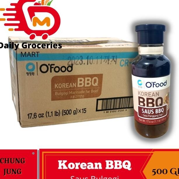 

Saus Buogi O`Food Chung Jung One Korean Bbq - Bare Sauce 500Gr