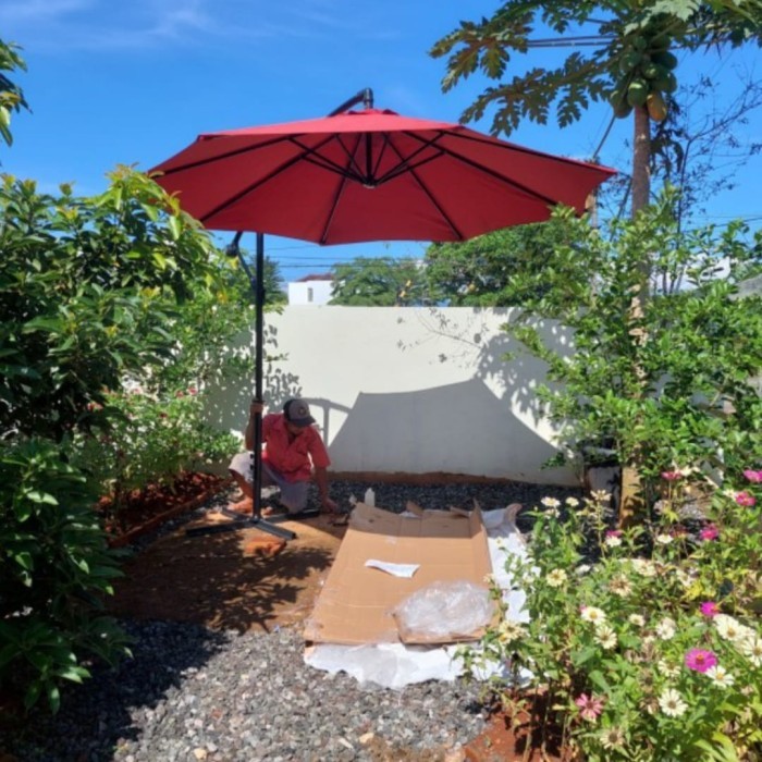 payung tenda gantung payung shower angsa