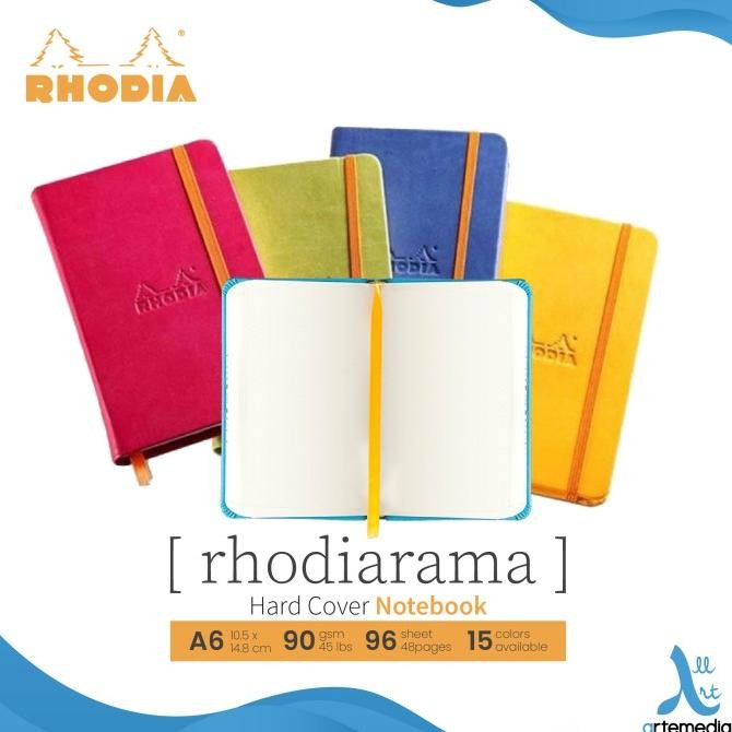 

Sale Rhodia Rhodiarama A6 Blank Paper Hard Cover Notebook Buku Catatan