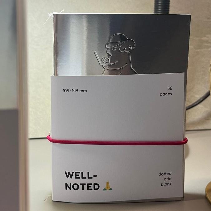 

Sale Kyub Design Well-Noted Pocket Notebook (A6)