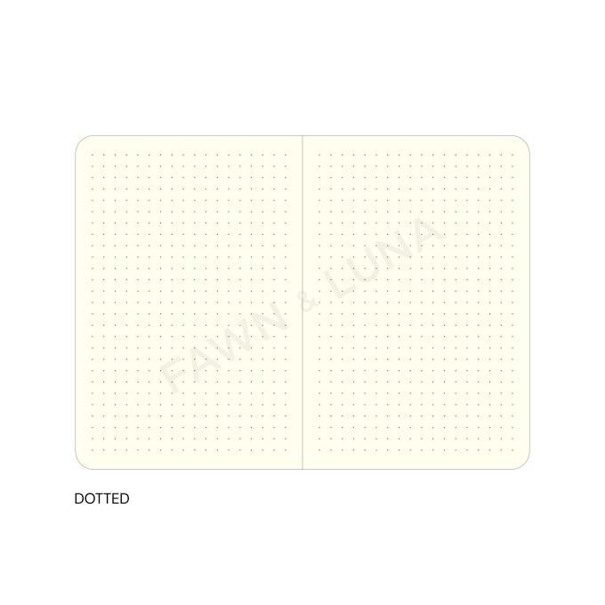 

Sale Notebook A5 Large - Ruby Red Fabric - Plain / Dotted Paper