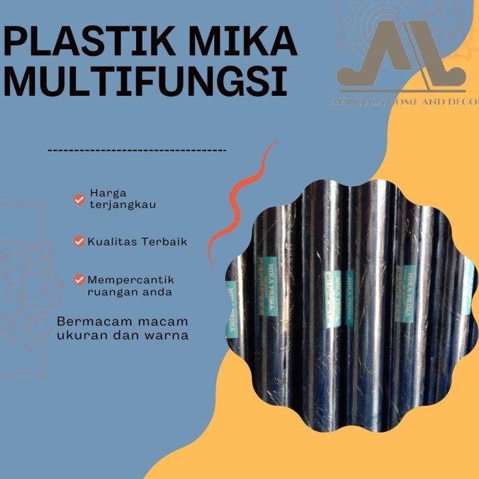 

Plastik mika bening lentur roll panjang 35m Lebar 1,37m Tebal 0.10mm