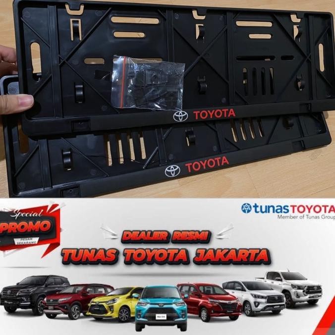 Dudukan Plat Nomor Mobil Toyota