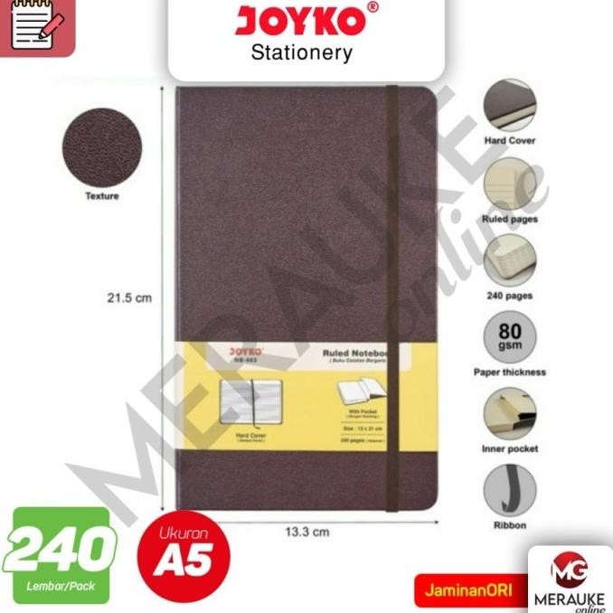 

Sale Joyko Ruled Notebook Diary Agenda Bergaris Nb-663 Hc