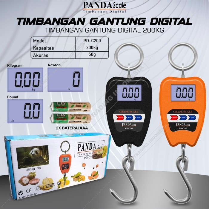 

Timbangan Gantung Digital / Timbangan Barang YHG - 200kg