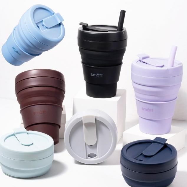 Smatt Foldable Cup - Gelas Kopi Portable Gelas Lipat Silikon
