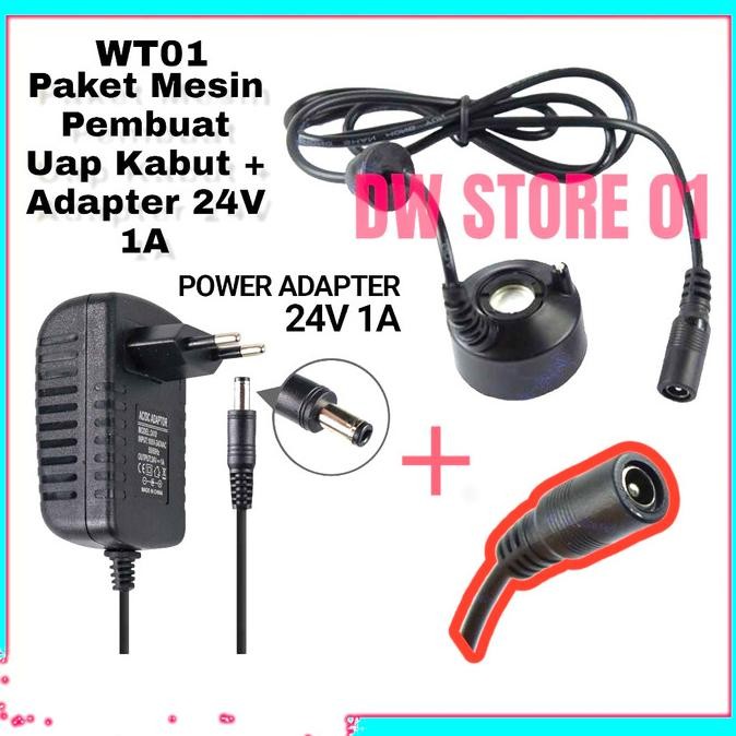 

MURAH Mesin Pembuat Kabut Embun Mist Spray Fog Maker Paket Power Adapter 24V