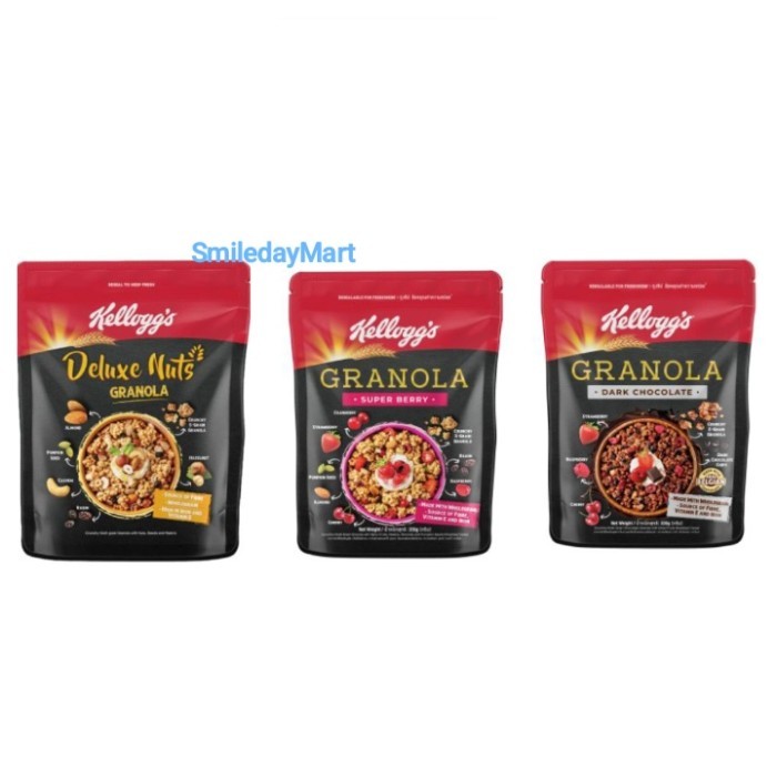 

Kelloggs Granola 220 gram IMPORT MALAYSIA HALAL