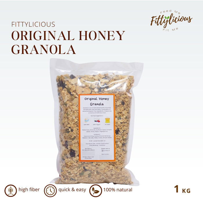 

Fittylicious Granola Original 1kg