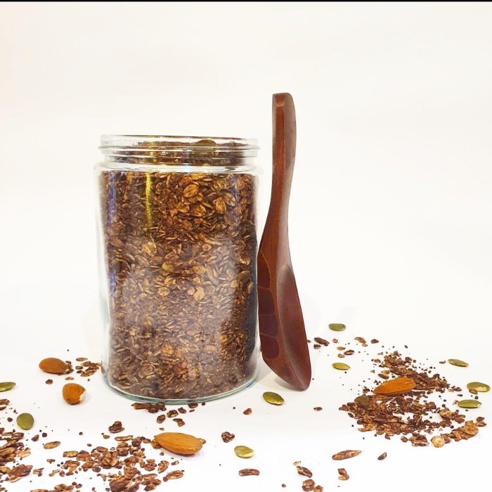 

Geranola.id - Dark Choco Granola 1Kg/1000 gr SARAPAN SEREAL DIET SEHAT