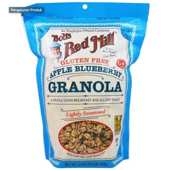

Bob's Red Mill Granola Apple Blueberry- BRM - bob bobs red mill brm
