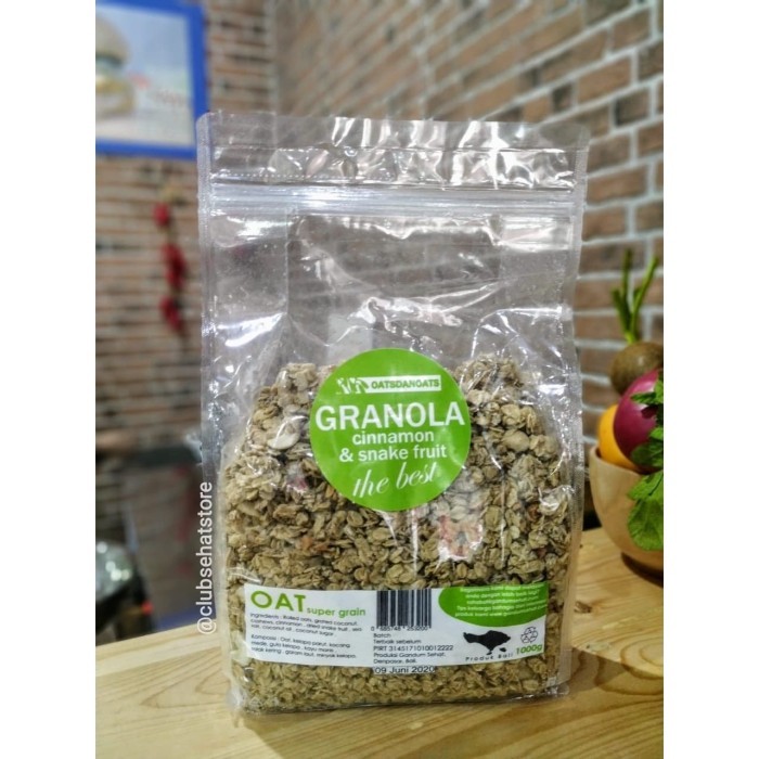 

OATSDANOATS, GRANOLA CINNAMON & SNAKE FRUIT, 1KG