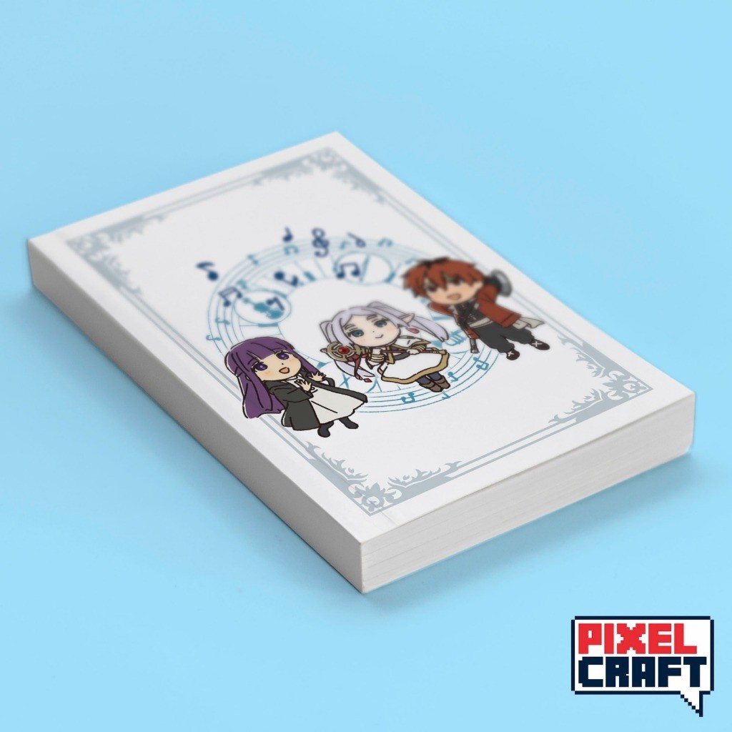 

Pocket Note Softcover A6 Anime FRIEREN Motif Musical Chibi