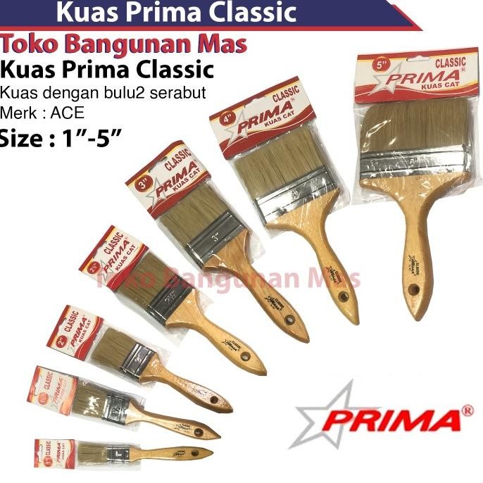 

New Kuas Prima Classic 1" 1.5" 2" 2.5" 3" 4" 5" / Kuas Prima Classic