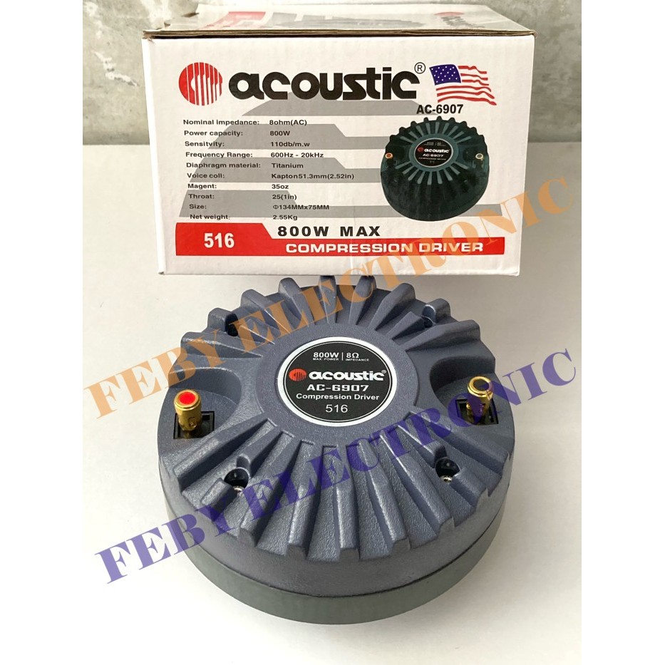 Promo Driver Tweeter Acoustic Pa 516 800 Watt
